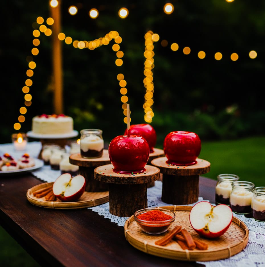 Fiesta infantil con botanas desordenadas